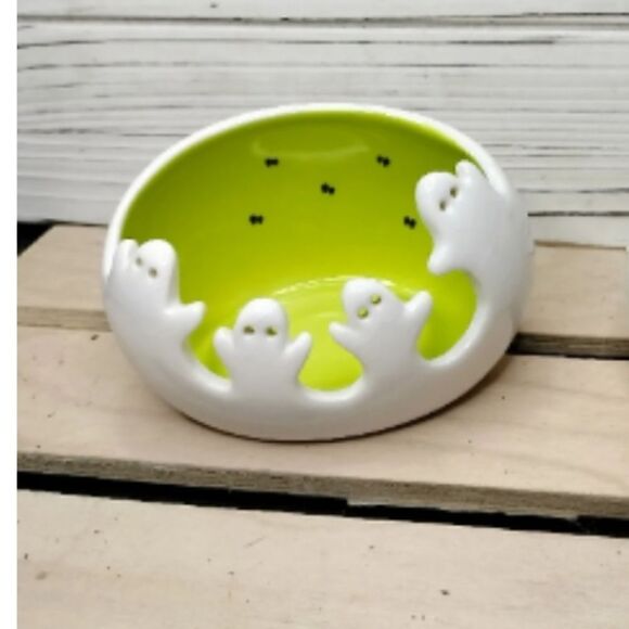 Partylite Spooky Ghost Tealight Pair NWT Halloween - Picture 6 of 12